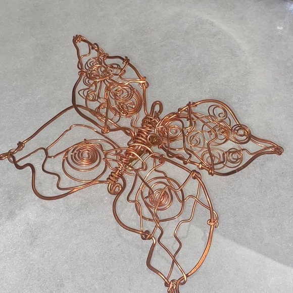 Large Bronze Butterfly Pin🦋 - Picture 1 of 3